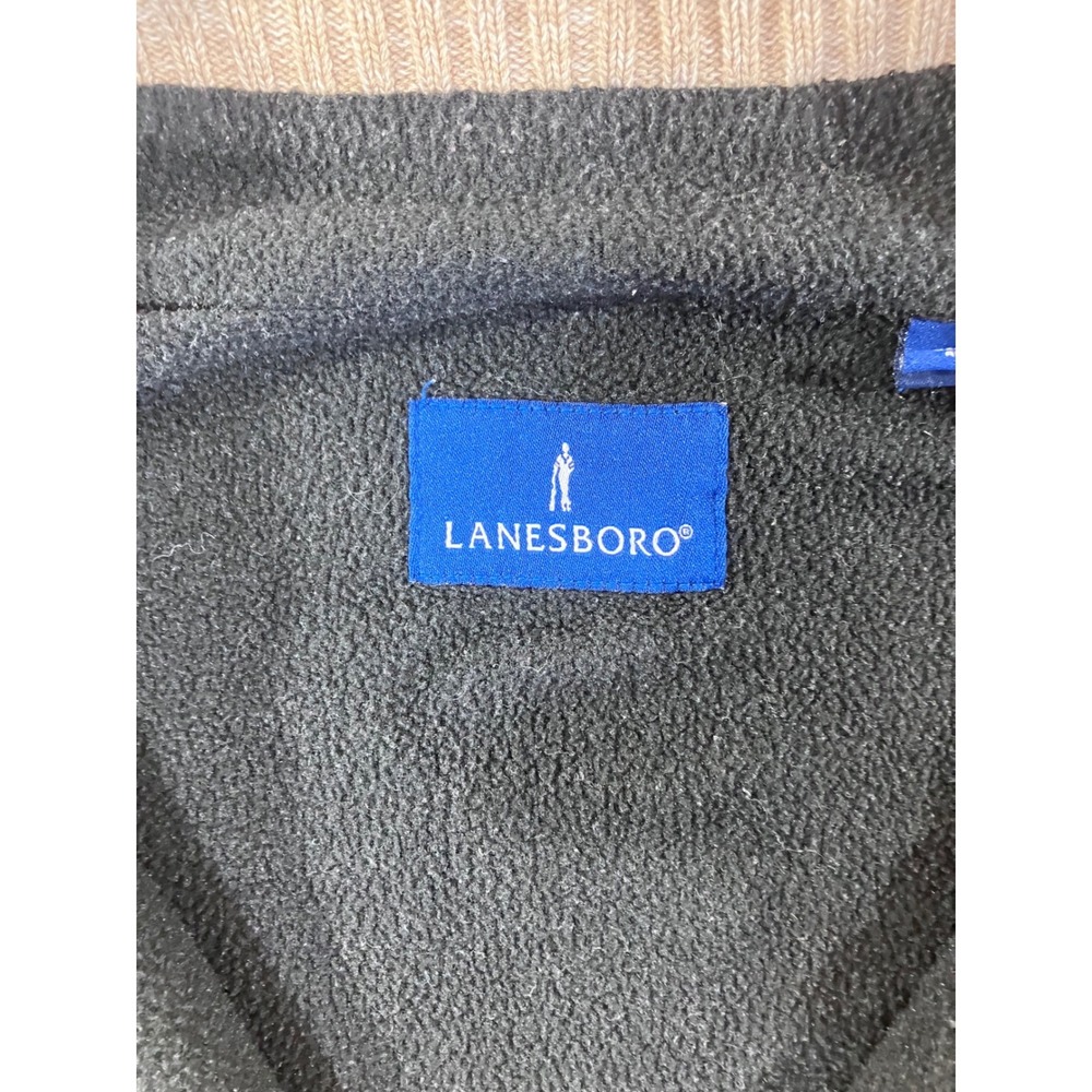 Lanesboro Mens Full Zip Knit Sweater Jacket‎ Beige XXL Cotton Acrylic Blend - Picture 4 of 7
